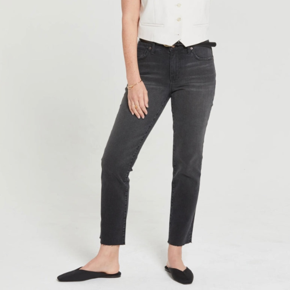 Oliver Logan Crosby High Rise Size 26 Faded Black